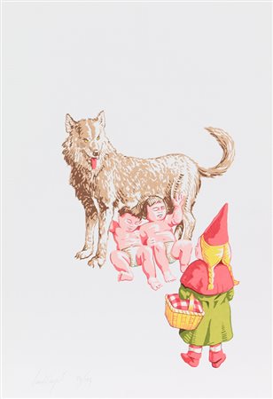 Cuoghi Vanni Tutta un'altra storia, 2008 serigrafia realizzata con 8 passaggi...