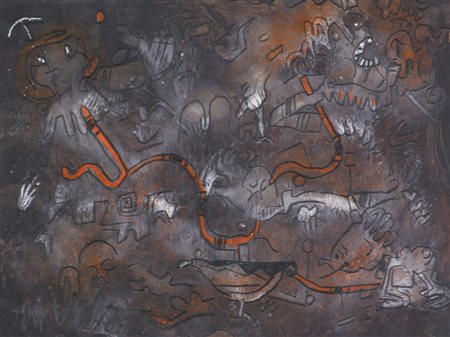 Delego Martino Nel Labirinto della Memoria..., 1998 tecnica mista su...