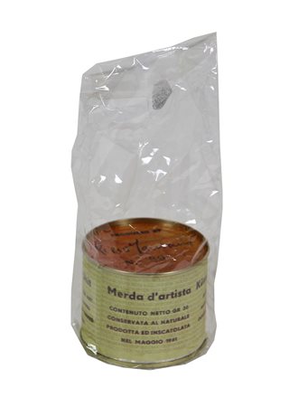 Manzoni Piero D'apres. Merda d' artista, 2013 latta, cm. 7,50x6x7,50, es. 39...