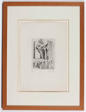 MAGNELLI ALBERTO (1888 - 1971) Pierres. 1961. Acquaforte. Cm 46,00 x 32,00....