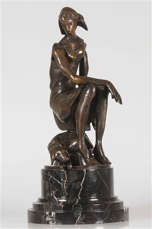 BODINI FLORIANO (1933 - 2005) Senza titolo. 1980. Bronzo. Cm 26,00 x 45,00 x...