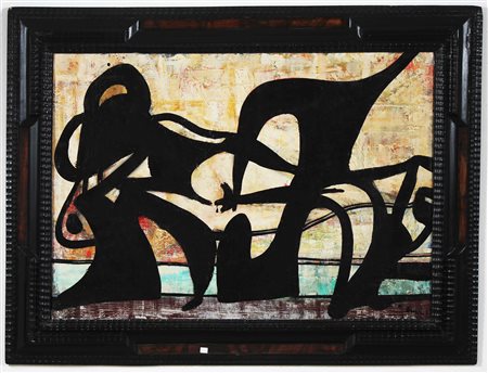 CRIPPA ROBERTO GAETANO (1921 - 1972) Senza titolo. 1949. Olio su tela . Cm...