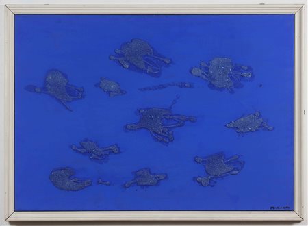 TURCATO GIULIO (1912 - 1995) Subacqueo. 1970. Tecnica mista su tela. Cm...