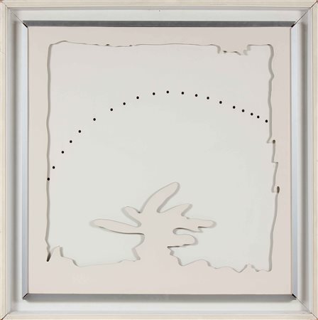 FONTANA LUCIO (1899 - 1960) Teatrino. Multiplo. Cm 70,00 x 70,00. 35/75....