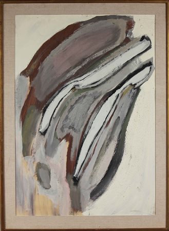 LINDSTRÖM BENGT (1925 - 2008) Ecume. 1957. Olio su tavola. Cm 69,00 x 98,00....