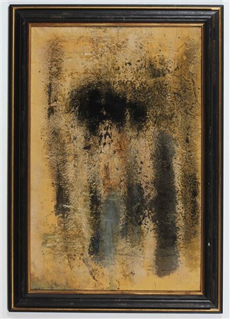 JENKINS PAUL (1923 - 2012) Senza titolo. Tecnica mista su carta applicata su...