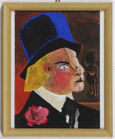 TADINI EMILIO (1927 - 2002) Studio n. 6 - il cielo dei bar. 1986. Tecnica...