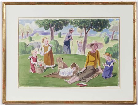 KNAP JAN (n. 1949) Senza titolo. 1999. Acquarello su carta. Cm 51,50 x 34,50....