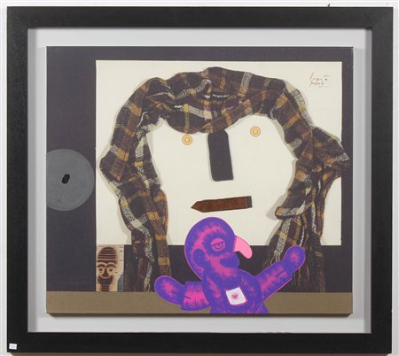 POZZATI CONCETTO (n. 1935) Biblioteca di segni: teatralità nel mio Baj. 2005....