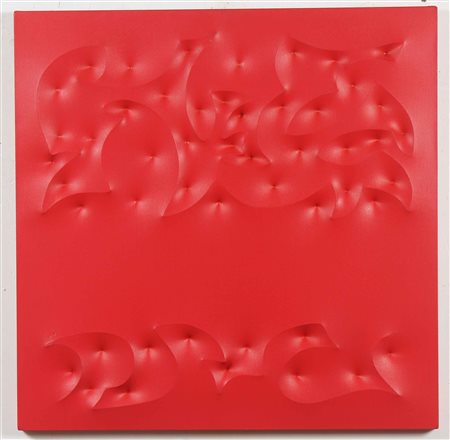 AMADIO GIUSEPPE (n. 1944) Agesi. . Acrilico su tela estroflessa. Cm 70,00 x...