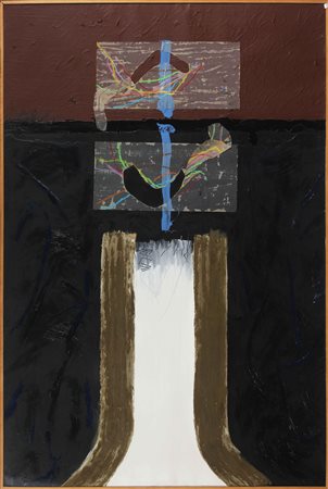 BARTOLINI LUCIANO (1948 - 1994) L'albero sefirotico. 1985. Tecnica mista su...