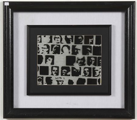 PASCALI PINO (1935 - 1968) Incontri. 1965. Tecnica mista su acetato e...