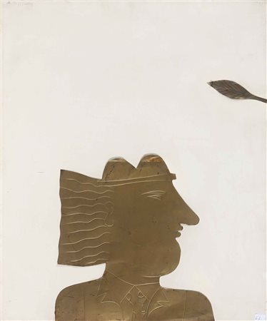 FASSIANOS ALEXANDRE (n. 1935) Senza titolo. Tecnica mista su tavola. Cm 50,00...