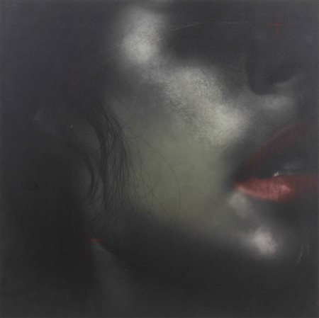 BASILE' MATTEO (n. 1974) Love low. 2004. Foto retroilluminata. Cm 50,00 x...