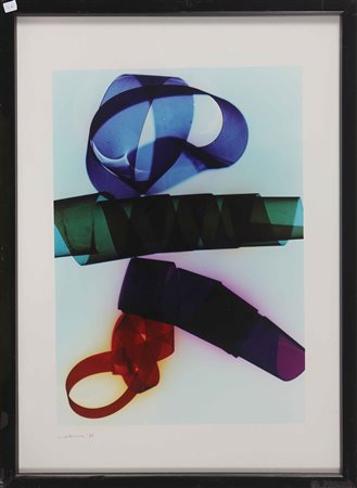 VERONESI LUIGI (1908 - 1998) Colore 5. 1987. Fotografia. Cm 50,00 x 70,00....