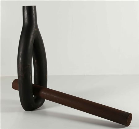 PULVIRENTI GIUSEPPE (n. 1956) Scultura in ferro e bronzo. 1992. Ferro e...