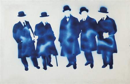 MARIO SCHIFANO (1934-1998) Futurismo rivisitato seconda metà anni Settanta...