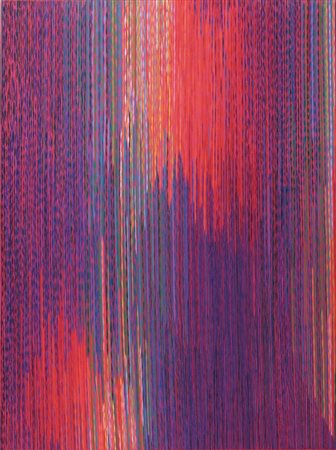 PIERO DORAZIO (1927-2005) Smagliante II 1982olio su tela cm 200x140firmato,...