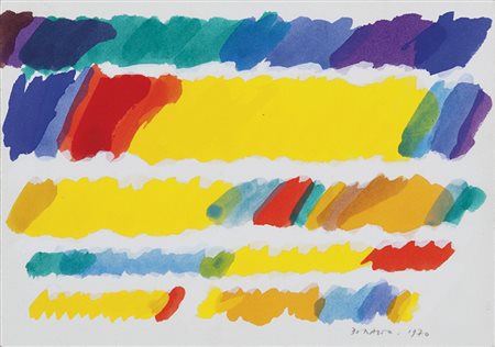 PIERO DORAZIO (1927-2005) Senza titolo 1970acquerello su carta cm...