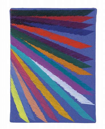 PIERO DORAZIO (1927-2005) Minival "B" 1984-1985olio su tela cm 24x18firmato,...