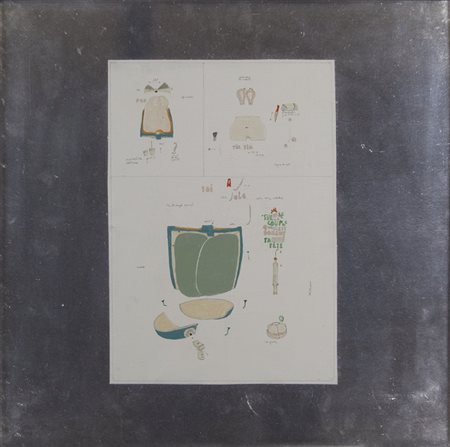 GIANFRANCO BARUCHELLO (1924-) Tue le couple qui est dans ta tete 1970tecnica...