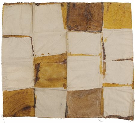 RENATA BOERO (1936-) Senza titolo 1977tecnica mista su tela cm 57x65firmato e...