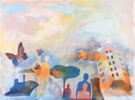 RENATO MAMBOR (1936-2014) Pulizia della tela 2007acrilico su tela cm...