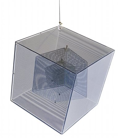 DAVIDE BORIANI (1936-) Ipercubo a cinque colori 1962-1964metacrilato...