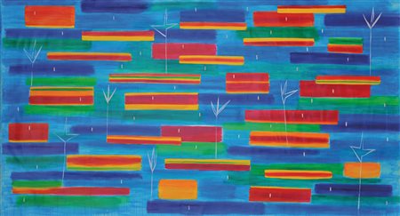 NICOLA DE MARIA (1954-) Mare 1991olio su tela cm 325x700autentica...