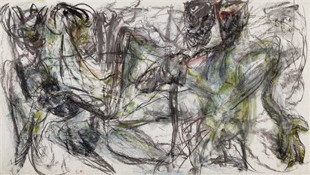 MARTIN DISLER (1949-1996) Senza titolo (maggio 1987) tecnica mista su carta...