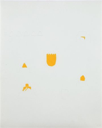 LAIB WOLFGANG (1950-) Senza titolo 2005tecnica mista su cartoncino cm...