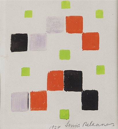 SONIA DELAUNAY (1885-1979) Senza titolo 1924acquerello su carta cm...