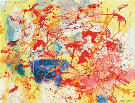 IMAI TOSHIMITSU (1928-2002) Senza titolo 1958acrilico su carta cm...