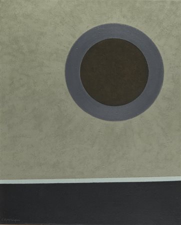 JEAN LEPPIEN (1910-1991) Senza titolo 1967olio su tela cm 80x65firmato in...