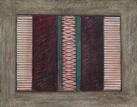 BICE LAZZARI (1900-1981) Senza titolo 1966tecnica mista su carta cm...