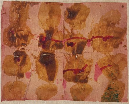 RENATA BOERO (1936-) Senza titolo 1984tecnica mista su carta intelata cm...