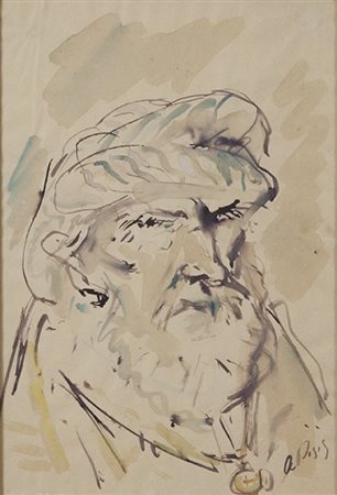 AA.VV. (-) Lotto di quattro opereFilippo De PisisSenza titolo (testa...