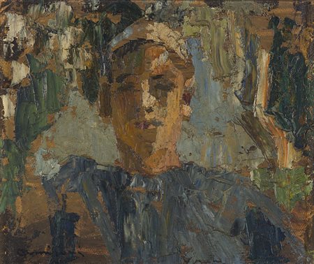 Giuseppe Amisani (Mede Lomellina 1881 - Portofino 1941) - "Ritratto...