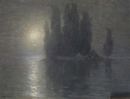 Emo Mazzetti (Treviso 1870 - Venezia 1955) - "Venezia Sant'Angelo" olio su...