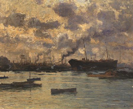 Giorgio Belloni(Codogno (MI) 1861 - Azzano Di Mezzegra (CO) 1944)VEDUTA DI...