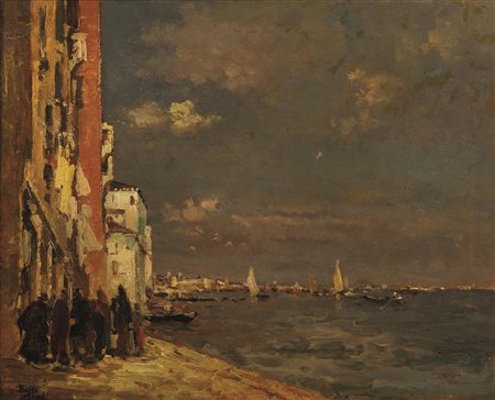 Beppe Ciardi(Venezia 1875 - Quinto di Treviso 1932)SCORCIO DI VENEZIAolio su...