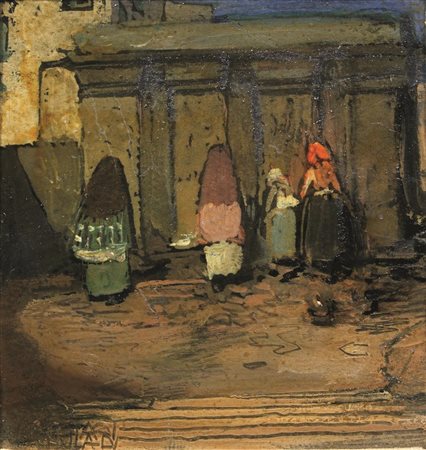 Giuseppe Biasi(Sassari 1885 - Andorno Micca (Biella) 1945)DONNE ALLA...