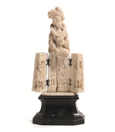 INTAGLIATORE TEDESCO, INIZI SECOLO XVIIIpiccola scultura in avorio...