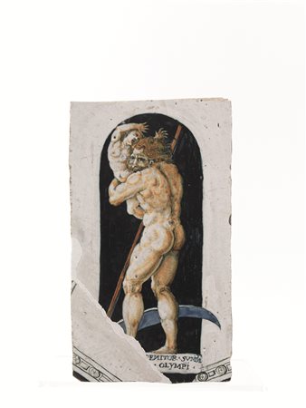 FRAMMENTO DI PLACCA MAIOLICATA, FLAMINIO FONTANA (ATTR.), URBINO 1570-1578...