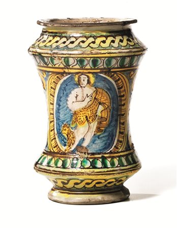 ALBARELLO, BURGIO, FINE SECOLO XVII &ndash; INIZIO SECOLO XVIII in maiolica...