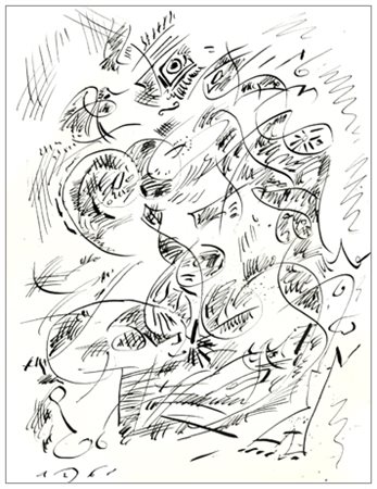 ANDRE’ MASSON Balagny (Francia) 1896 – Parigi (Francia) 1987 Senza titolo...