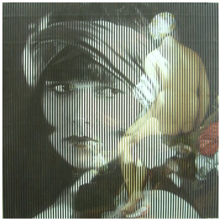 MALIPIERO Brescia 1934 Louise Brooks – Ingres / Osmosi 2012 Collage su...