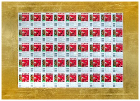 MAX CERTI Martigny (Svizzera) 1977 Zucca 2011 Foglia oro ed etichette...