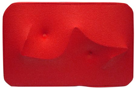 GIUSEPPE AMADIO Todi 1944 Vilmo smoke Pittura su tela estroflessa 9,5 x 14,5...