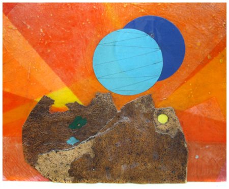 ROBERTO CRIPPA Monza 1921 – Bresso 1972 Landscape 1970 Olio, carte lucide,...